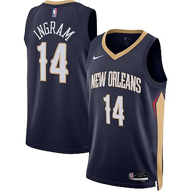 Unisex Nike Brandon Ingram Navy New Orleans Pelicans Swingman Jersey - Icon Edition