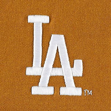 Men's Dunbrooke Tan Los Angeles Dodgers Journey Tri-Blend Full-Zip Jacket