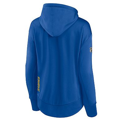 Women's Fanatics Branded Royal Buffalo Sabres Authentic Pro Rink Full-Zip Hoodie