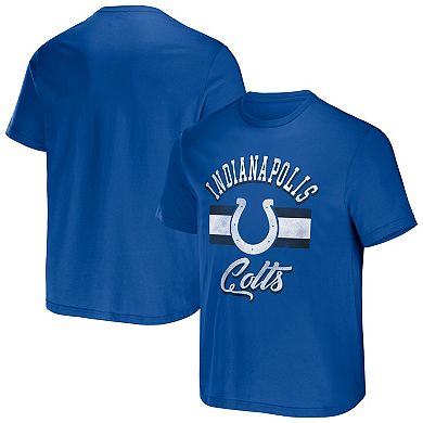 Men's NFL x Darius Rucker Collection by Fanatics Royal Indianapolis Colts Stripe T-Shirt