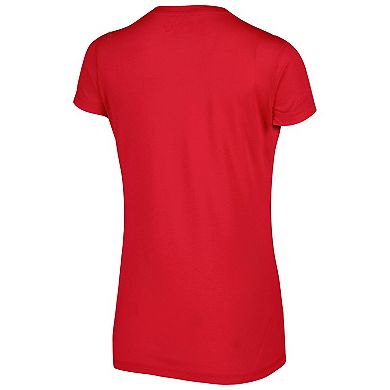 Women's Concepts Sport Red/Navy Washington Capitals Badge T-Shirt & Pants Sleep Set