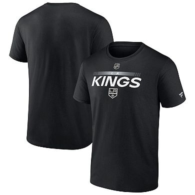 Men's Fanatics Branded Black Los Angeles Kings Authentic Pro Team Core Collection Prime T-Shirt