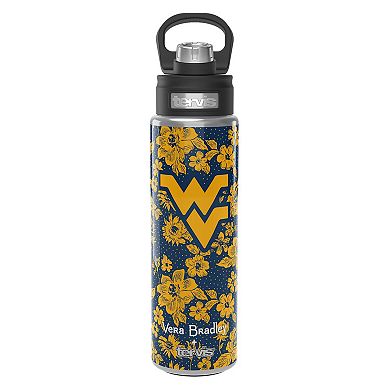 Vera Bradley x Tervis West Virginia Mountaineers 24oz. Wide Mouth Bottle with Deluxe Lid