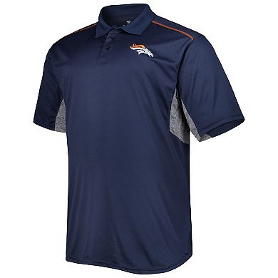 Men's Navy Denver Broncos Big & Tall Team Color Polo