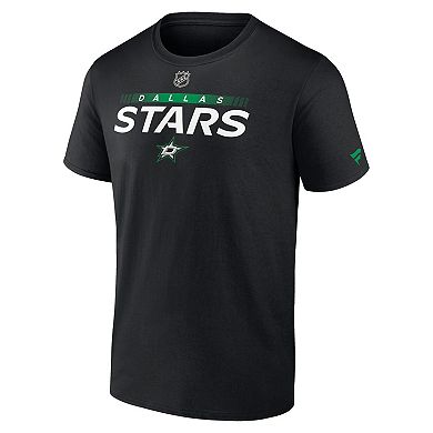 Men's Fanatics Branded Black Dallas Stars Authentic Pro Team Core Collection Prime T-Shirt