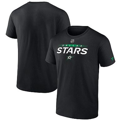 Men's Fanatics Branded Black Dallas Stars Authentic Pro Team Core Collection Prime T-Shirt