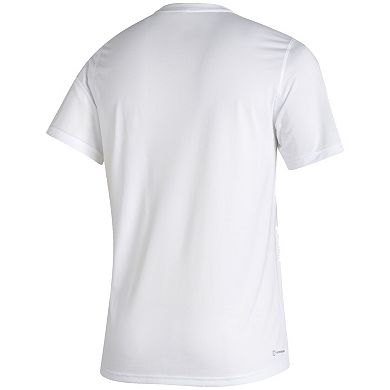 Men's adidas White Mississippi State Bulldogs Military Appreciation Creator T-Shirt