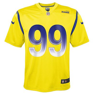 Youth Nike Aaron Donald Gold Los Angeles Rams Inverted Game Jersey