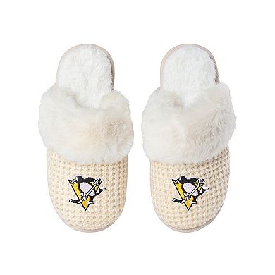 Women's FOCO Pittsburgh Penguins Open Back Slippers