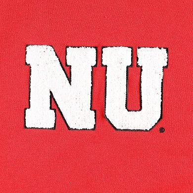 Women's Gameday Couture Scarlet Nebraska Huskers Back To Reality Colorblock Pullover Sweatshirt