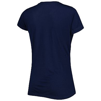 Women's Concepts Sport College Navy/Neon Green Seattle Seahawks Badge T-Shirt & Pants Sleep Set