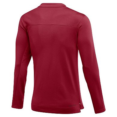 Men's Nike Crimson Oklahoma Sooners Game Day Sideline Performance Long Sleeve T-Shirt