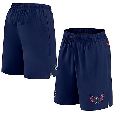 Men's Fanatics Branded Navy Washington Capitals Authentic Pro Rink Shorts