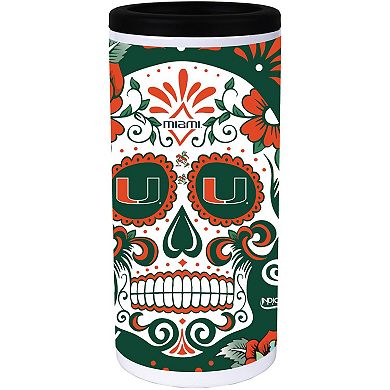 Miami Hurricanes Dia Stainless Steel 12oz. Slim Can Cooler
