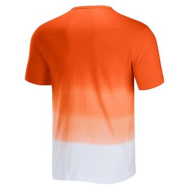 Men's NFL x Darius Rucker Collection by Fanatics Orange/White Denver Broncos Dip Dye Pocket T-Shirt