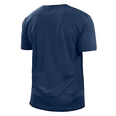 Men's New Era College Navy Seattle Seahawks 2022 Sideline Ink Dye T-Shirt