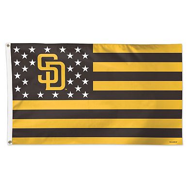 WinCraft San Diego Padres 3' x 5' Americana Stars & Stripes Deluxe Flag