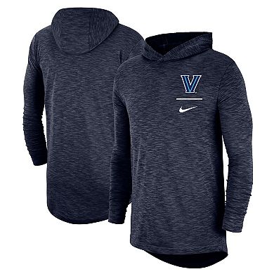 Men's Nike Navy Villanova Wildcats Slub Performance Long Sleeve Hoodie T-Shirt