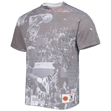 Men's Mitchell & Ness Cedric Ceballos Gray Phoenix Suns Above The Rim Sublimated T-Shirt