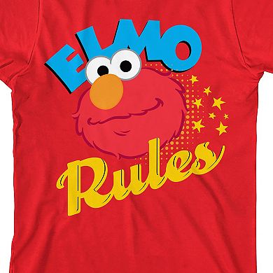 Boys 8-20 Sesame Street Elmo Rules Graphic Tee