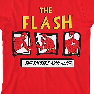 Boys 8-20 Flash The Fastest Man Alive Graphic Tee