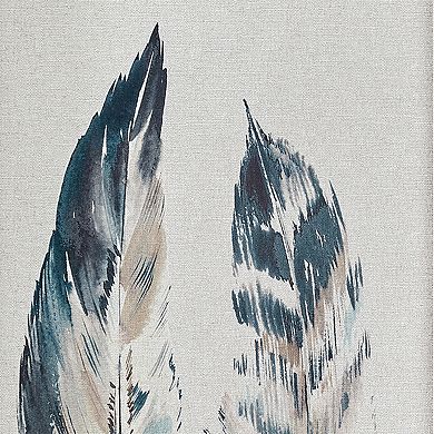 Painterly Feathers Framed Wall Art 2-piece Set