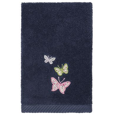 Linum Home Textiles Turkish Cotton Mariposa 3-piece Embellished Towel Set