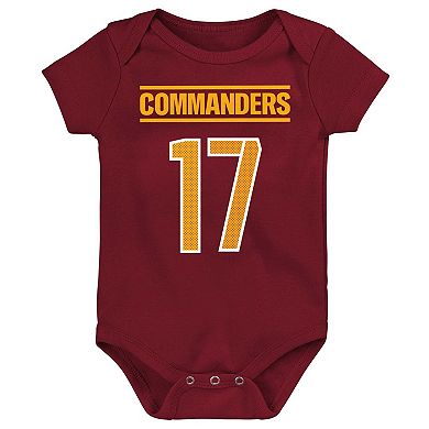 Newborn & Infant Terry McLaurin Burgundy Washington Commanders Mainliner Player Name & Number Bodysuit