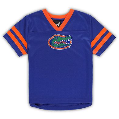 Toddler Royal/Orange Florida Gators Red Zone Jersey & Pants Set