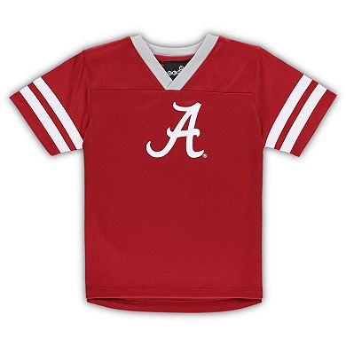Infant Crimson/Gray Alabama Crimson Tide Red Zone Jersey & Pants Set