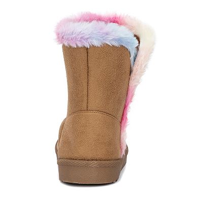 Olivia Miller Furry Fantasy Toddler Girls' Winter Boots