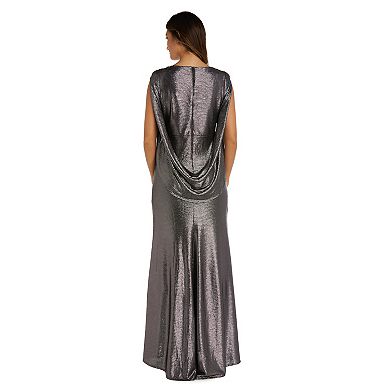 Women's R&M Richard Cold-Shoulder Drape-Back Dress