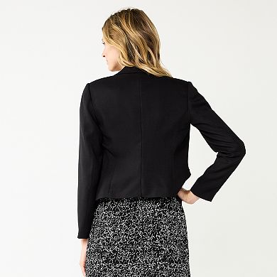 Women's Nine West Cropped Angled Blazer