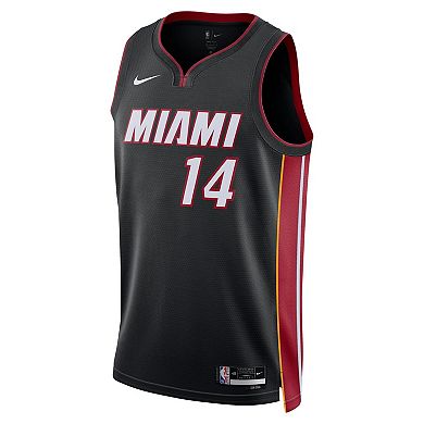 Unisex Nike Tyler Herro Black Miami Heat Swingman Jersey - Icon Edition