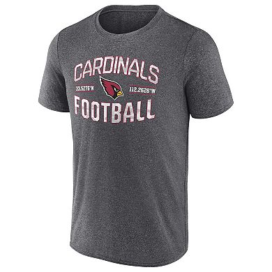 Men's Fanatics Branded Heathered Charcoal Arizona Cardinals Want To Play T-Shirt