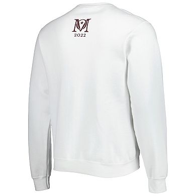 Men's White Texas A&M Aggies 2022 Maroon Out Stripe the Stands Pullover Sweatshirt