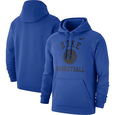 Men's Nike Royal Duke Blue Devils Basketball Club Fleece Pullover Hoodie