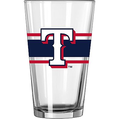 Texas Rangers 16oz. Stripe Pint Glass