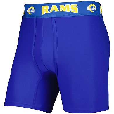 Men's Concepts Sport Royal/Gold Los Angeles Rams 2-Pack Boxer Briefs Set