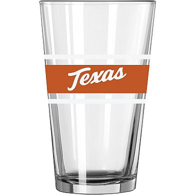 Texas Longhorns 16oz. Stripe Pint Glass