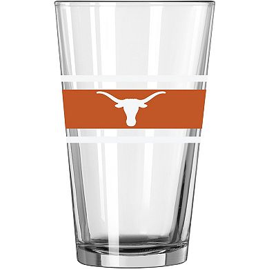Texas Longhorns 16oz. Stripe Pint Glass
