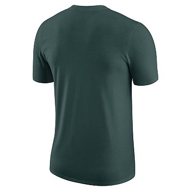 Men's Nike Green Michigan State Spartans Wordmark Stadium T-Shirt