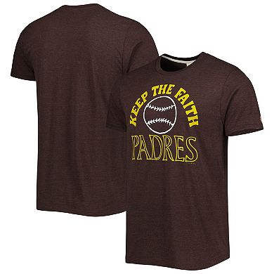 Men's Homage Brown San Diego Padres Hyper Local Tri-Blend T-Shirt