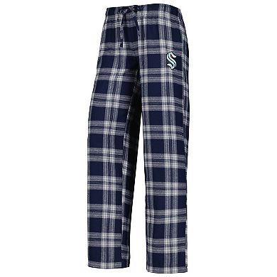 Women's Concepts Sport Deep Sea Blue/Gray Seattle Kraken Badge T-Shirt & Pants Sleep Set