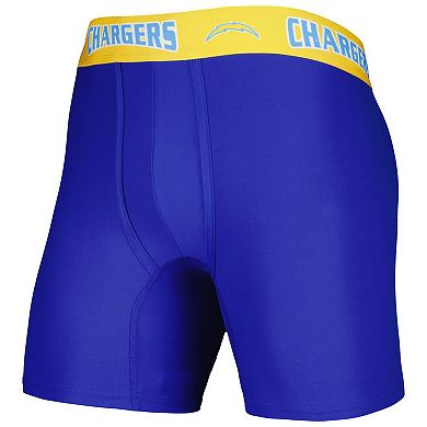 Men's Concepts Sport Royal/Gold Los Angeles Chargers 2-Pack Boxer Briefs Set