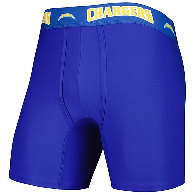 Men's Concepts Sport Royal/Gold Los Angeles Chargers 2-Pack Boxer Briefs Set