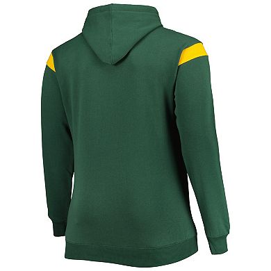 Men's Fanatics Branded Green Green Bay Packers Big & Tall Call the Shots Pullover Hoodie