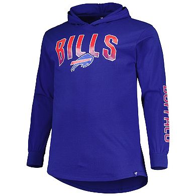 Men's Fanatics Branded Royal Buffalo Bills Big & Tall Front Runner Pullover Hoodie