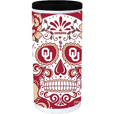 Oklahoma Sooners Dia Stainless Steel 12oz. Slim Can Cooler