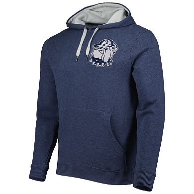 Men's Mitchell & Ness Navy Georgetown Hoyas Classic French Terry Pullover Hoodie
